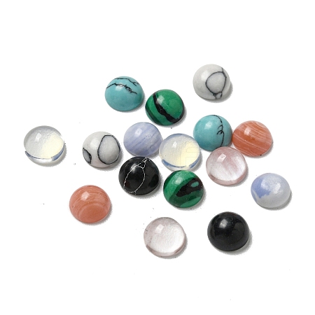 Synthetic Mixed Gemstone Cabochons G-Q173-01B-01-1