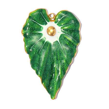 304 Stainless Steel with Enamel Pendants SA-OY002-29G-02-1