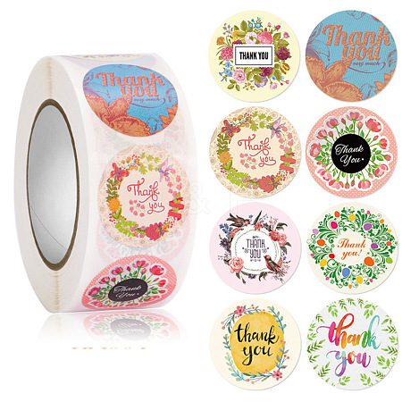 8 Styles Thank You Stickers PW-WG84873-01-1