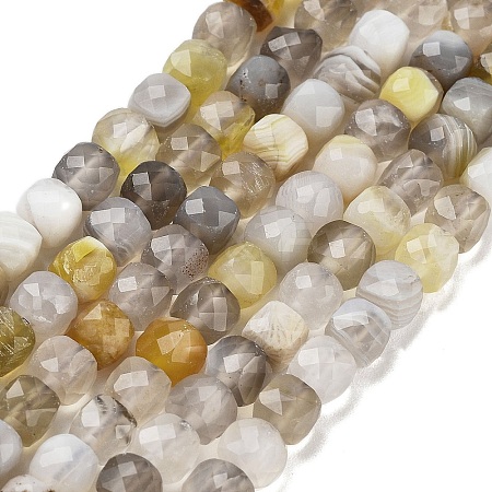 Natural Botswana Agate Beads Strands G-H042-A07-02-1