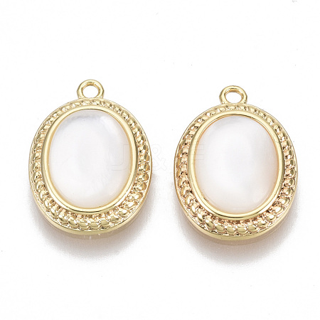 Natural Shell Pendants KK-S356-095-NF-1