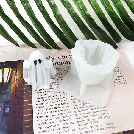 3D Halloween Ghost Figurine DIY Silicone Molds SIMO-C004-02-1