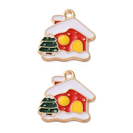 Alloy Enamel Pendants ENAM-I061-01KCG-10-1