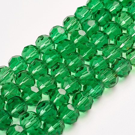 Imitation Austrian Crystal Bead Strands G-M181-4mm-15A-1