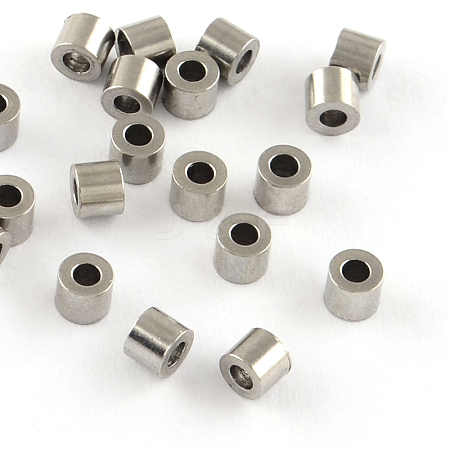 304 Stainless Steel Column Spacer Beads X-STAS-S040-03-1