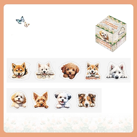 Dog Paper Stickers DIY-M071-03D-1