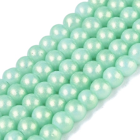 Baking Paint Glass Pearl Beads Strands DGLA-ZX001-05B-08-1