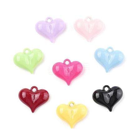 Opaque Acrylic Pendants SACR-Z009-01-1
