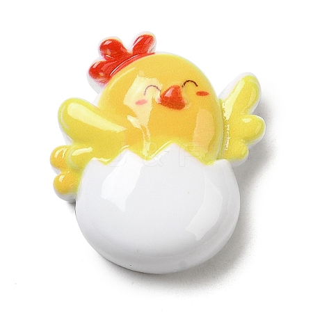 Easter Cartoon Opaque Resin Cabochons RESI-Q223-01C-1