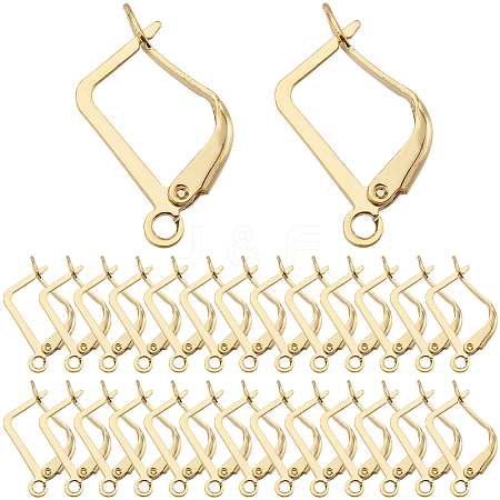 SUNNYCLUE 60Pcs Brass Donut Bails KK-SC0004-58G-1