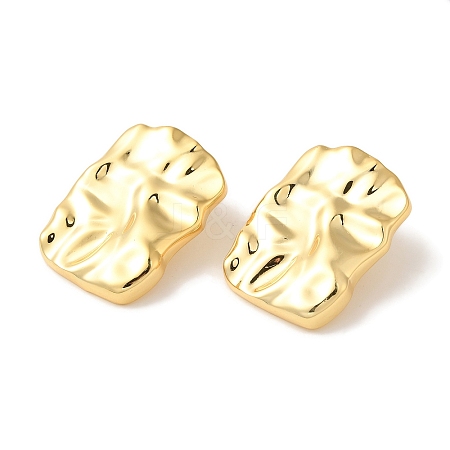 Rack Plating Brass Stud Earrings EJEW-B062-24G-1