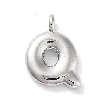 Rack Plating Brass Balloon Letter Pendants LS-KK-C050-01P-Q-1