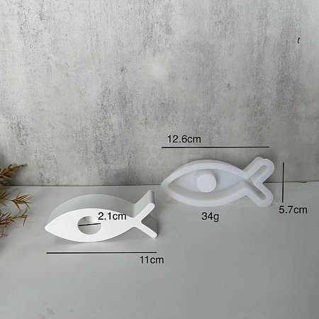 Fish Candle Holder Silhouette Silicone Molds LS-SIL-B050-01A-1