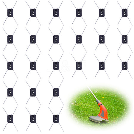 Plastic & Steel Replacement Heads for Electric Cordless Lawn Mower FIND-WH0173-350B-1