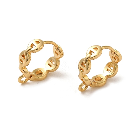 Brass Earring Findings KK-O100-02D-G-1