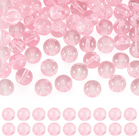 80Pcs Handmade Transparent Lampwork Beads FIND-TAD0001-04B-1