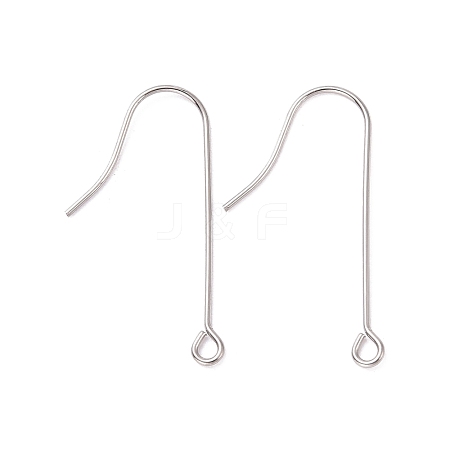 Tarnish Resistant 316 Surgical Stainless Steel Earring Hooks STAS-E027-02B-P-1