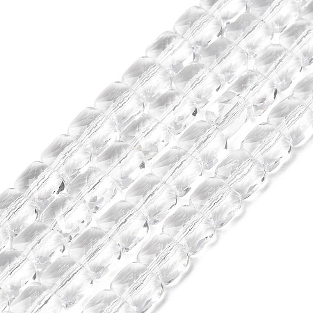 Transparent Glass Beads Strands GLAA-L050-A18-1