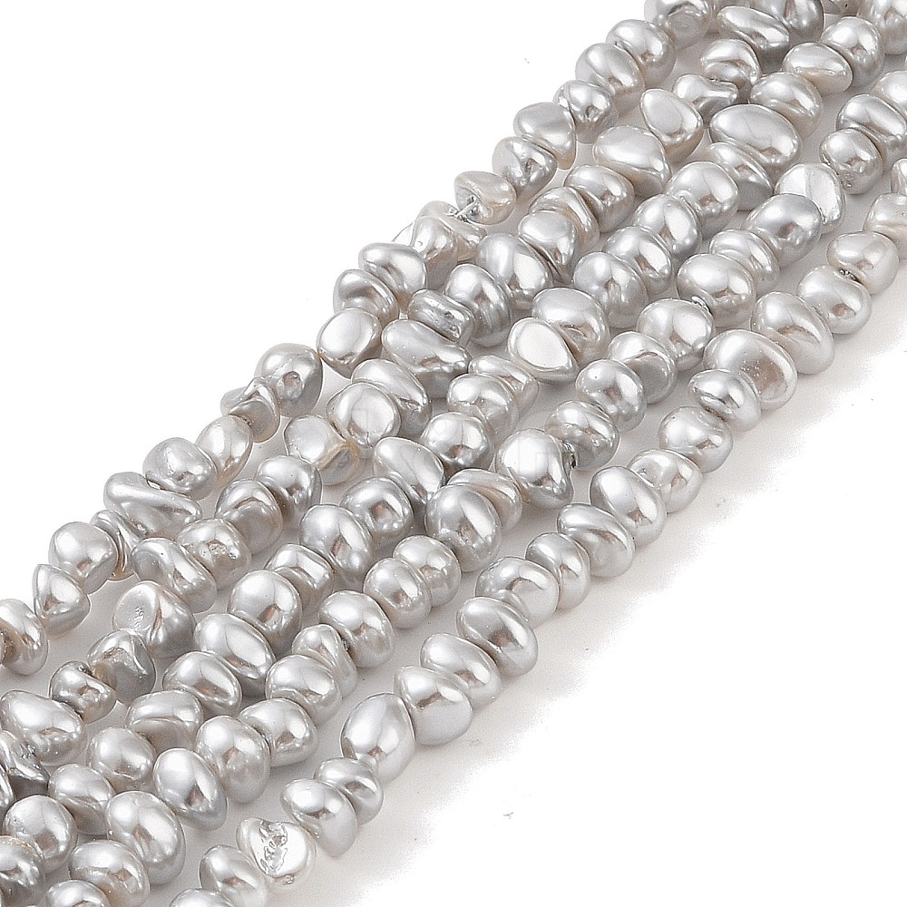 Wholesale Electroplated Shell Pearl Beads Strands - Jewelryandfindings.com