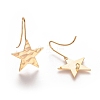 Brass Ear Stud Findings X-KK-T027-63G-1