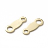 Brass Chain Tabs KK-L205-01-3