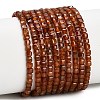 Natural Orange Garnet Beads Strands G-C262-C09-3mm-1