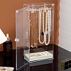 Acrylic Jewerly Hanging Necklaces Organizer Storage Boxes PW-WG53E9D-02-1