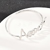 Amour Brass Open Cuff Bangles BJEW-F528-03P-3