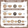 14 Sets 7 Styles Alloy Boot Shoelace Buckle FIND-OC0013-27-2