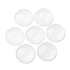 Transparent Glass Cabochons X-GGLA-R026-35mm-4