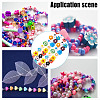 2 Strands Handmade Millefiori Glass Bead LAMP-GO0001-16-7