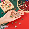 40Pcs 20 Style Christmas Rack Plating Alloy Enamel Pendants ENAM-TA0001-54-6