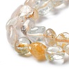 Natural Topaz Beads Strands G-I351-A10-4