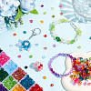  1200Pcs 24 Colors Transparent Acrylic Beads TACR-PH0001-64-5
