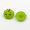 Acrylic Shank Buttons BUTT-E014-B-M-3