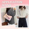 2 Pairs 2 Colors Flower Polyester Embroidery Cloth Sew on Appliques PATC-GF0001-59A-5