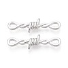 Zinc Alloy Barbed Wire Links Connector Charms TIBE-N016-01P-1