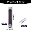 2 Bags Iron Metal Internal Flex Frame Kiss Clasp PURS-CL0001-39A-2