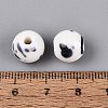Vintage Handmade Porcelain Beads PORC-Q006-13A-38-3