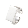 304 Stainless Steel Cuff Open Rings SA-CBA065A-08P-2