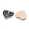 Halloween Theme Alloy and Enamel Pendants ENAM-T021-30G-02-2