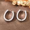 201 Stainless Steel Hoop Earrings EJEW-T056-03P-05-3