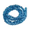 Transparent Glass Beads Strands X-GLAA-N018-4mm-28-3