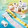 2 Rolls 2 Styles Vinyl Plastic Printable Holographic Stickers OFST-TA0001-11A-8