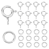 20Pcs 925 Sterling Silver Spring Ring Clasps STER-PH0001-33B-1