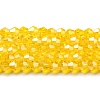Transparent Electroplate Glass Beads Strands LS-GLAA-F029-2mm-C22-1