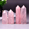 Tower Natural Rose Quartz Healing Stone Wands PW-WG74147-03-1