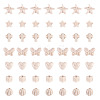 140Pcs 7 Styles Synthetic Howlite Beads G-TA0002-66-2