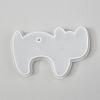 Halloween DIY Cat Shape Pendant Silicone Molds DIY-P006-46-2