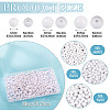 708Pcs 3 Styles Opaque Acrylic Beads MACR-TA0002-81-5